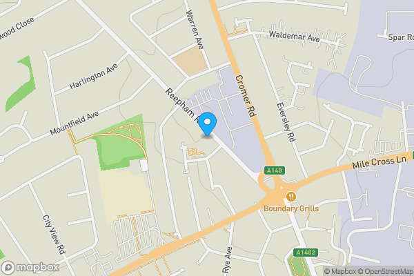 Map location for 51 Reepham Road, Norwich, Norfolk, NR6 5LF