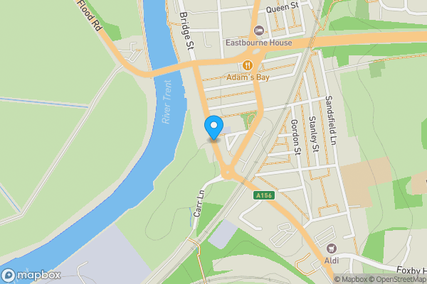 Map location for Residential Development Site, Lea Road, Gainsborough, DN21 1LH