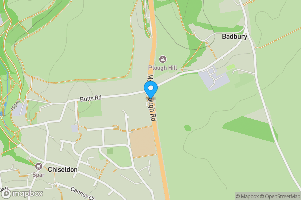Map location for Marlborough Road, Swindon, SN3 1NP