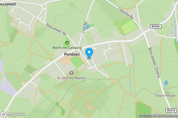 Map location for 9 St Johns Terrace, Pendeen , Penzance, TR19 7DP