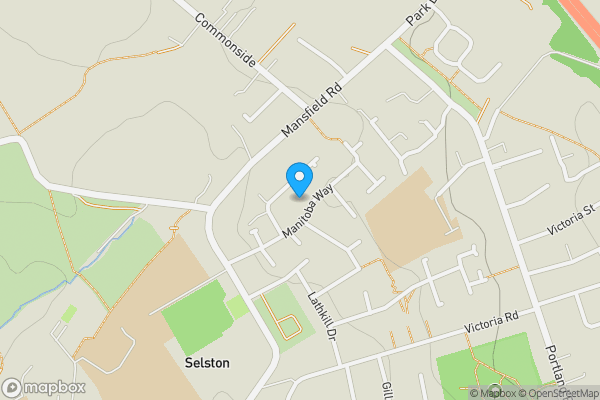 Map location for 17 Manitoba Way, Selston, Nottingham, NG16 6FP