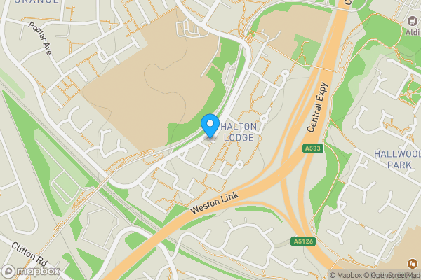 Map location for 2 Whitchurch Way, Halton Lodge, Runcorn, Cheshire, WA7 5YW WA7 5YW