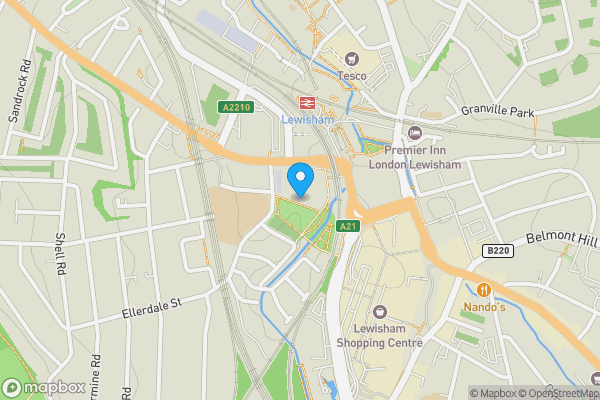 Map location for Flat 170 Sienna Alto, 2 Cornmill Lane, London, SE13 7GG