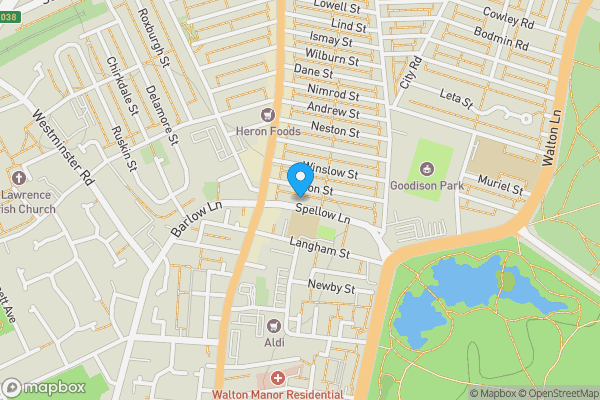 Map location for 19 Spellow Lane, Liverpool, L4 4DE