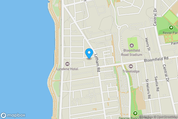 Map location for 29 Wellington Road, Blackpool, Lancashire, FY1 6AR