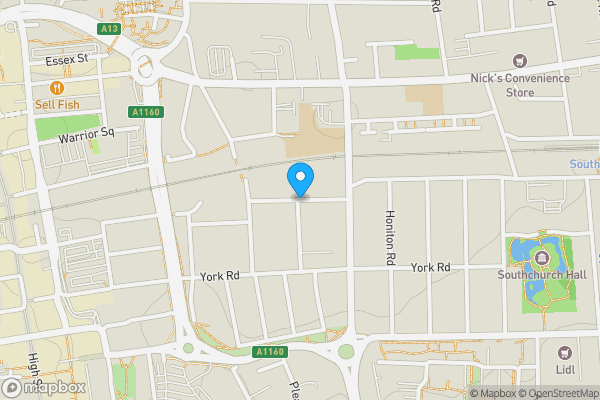 Map location for Kilworth Avenue, Southend-on-sea, Essex, SS1 2DS