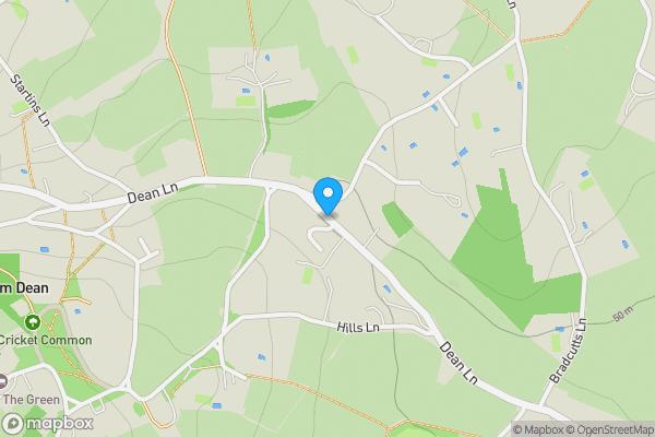 Map location for Land off Dean Lane, Cookham, Maidenhead, SL6 9AF