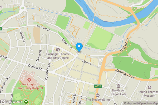 Map location for Fusion Nightclub, Ladies Walk, Workington, Cumbria CA14 3BA