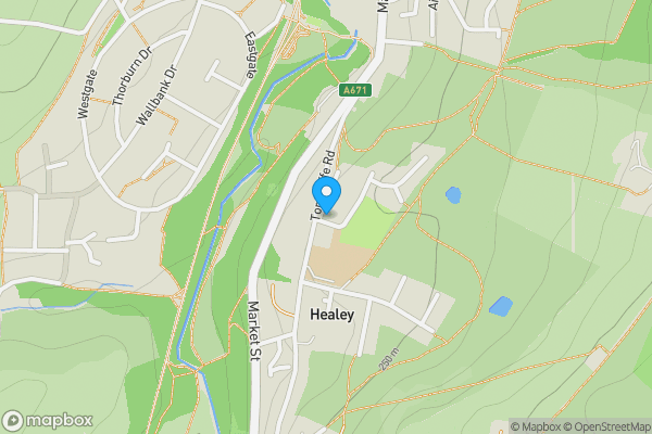 Map location for 23 Tonacliffe Terrace, Whitworth, Rochdale, OL12 8SY