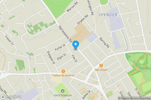 Map location for 71 Harlestone Road, St James, Northampton, Northamptonshire, NN5 7AB