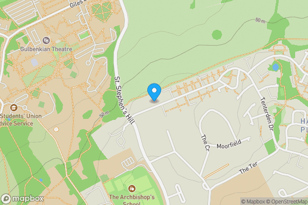 Map location for 15 Downs Road, Canterbury, Kent, CT2 7AY