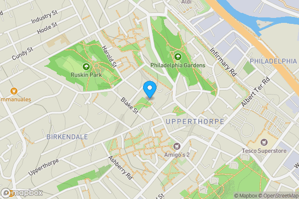 Map location for 28 Brandreth Road, Sheffield, South Yorkshire, S6 3JU