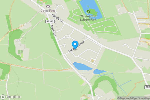 Map location for 12 Fordstone Avenue, Preesall, Poulton-Le-Fylde FY6 0EB