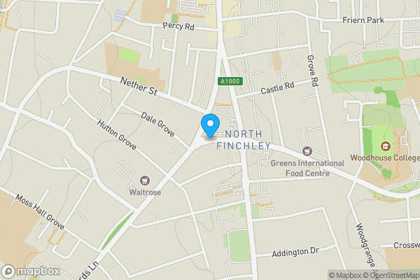 Map location for 31 Arundel Court, North Finchley, London, N12 9NG