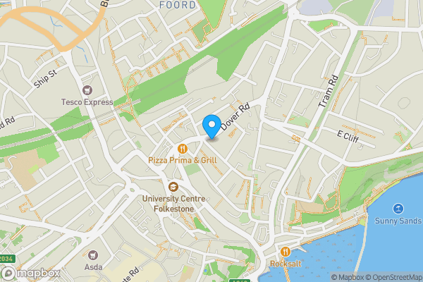 Flat 1, 48 Dover Road, Folkestone, Kent, CT20 1LD