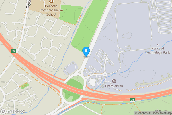 Map location for Site Adjacent to A473 Pencoed Business Park Bridgend CF35 5HY