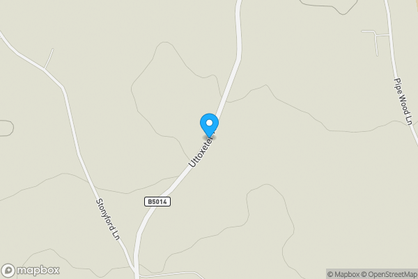 Map location for Uttoxeter Road, Rugeley WS15 3JA