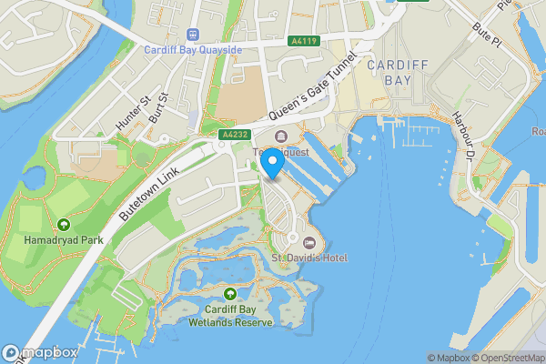 Map location for Havannah Street, Cardiff, South Glamorgan, CF10 5SF
