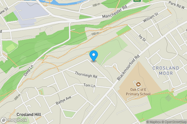 Map location for 58 Gramfield Road, Huddersfield, West Yorkshire, HD4 5QD