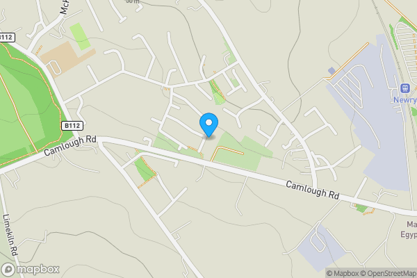 Map location for 62 John F Kennedy Park, Bessbrook, Newry, County Down, BT35 7EN