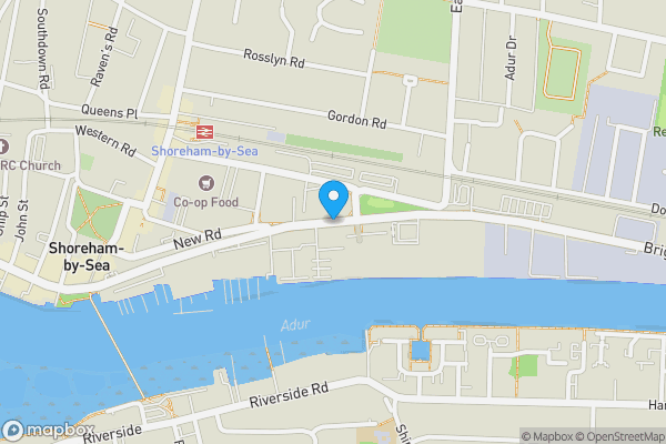 Map location for Brighton Road, SHOREHAM-BY-SEA, West Sussex, BN43 6RE