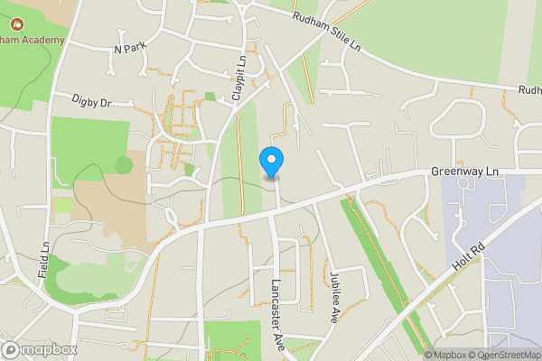 Map location for 3 Greenway Close, Fakenham, Norfolk, NR21 8DD