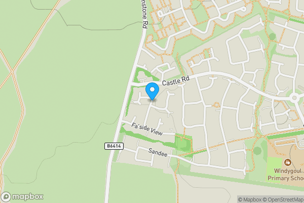 Map location for West Windygoul Gardens, Tranent, EH33 2LB