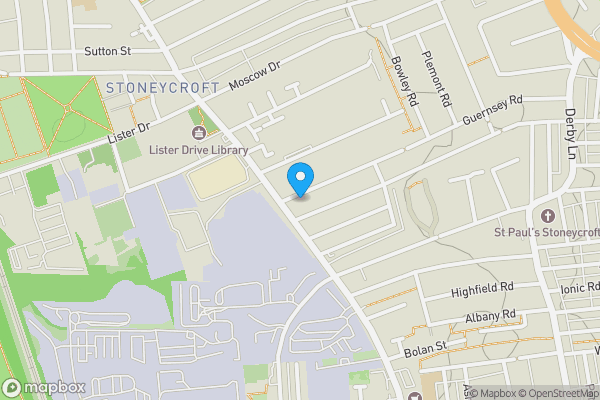 Map location for 4 Guernsey Road, Tuebrook, Liverpool L13 6RZ