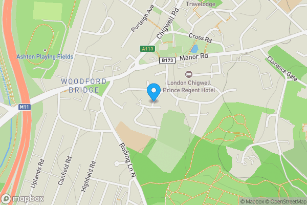 Map location for Cairns Avenue, Woodford Green, Essex, IG8 8DH