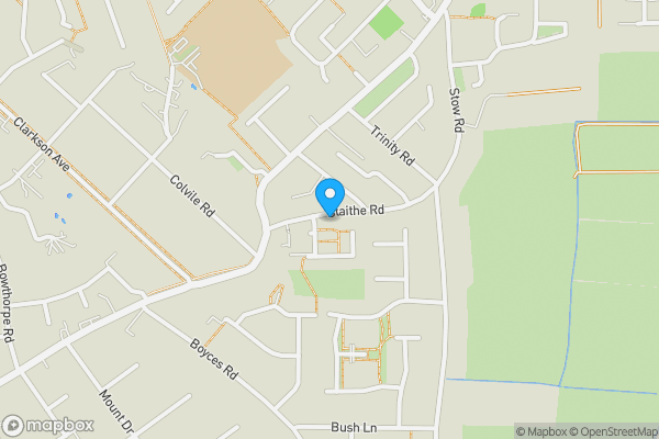 Map location for 26 Staithe Road, Wisbech, Cambridgeshire PE13 3TF