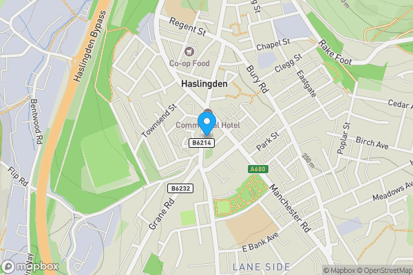 Map location for 58 Deardengate, Haslingden, Rossendale, Lancashire, BB4 5SN