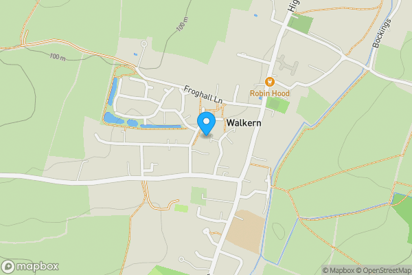 Map location for 38 Aubries Walkern, Stevenage, Hertfordshire, SG2 7NJ