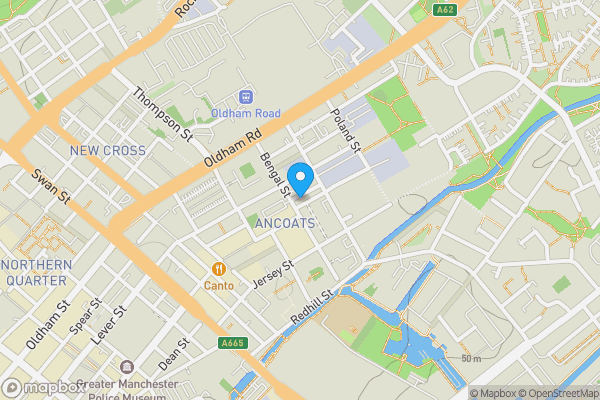 Map location for Flat 606, BS41, 20 Loom Street, Manchester, M4 6AN