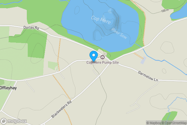 Map location for 14 Mere Rise, Copmere End, Stafford, Staffordshire ST21 6HH