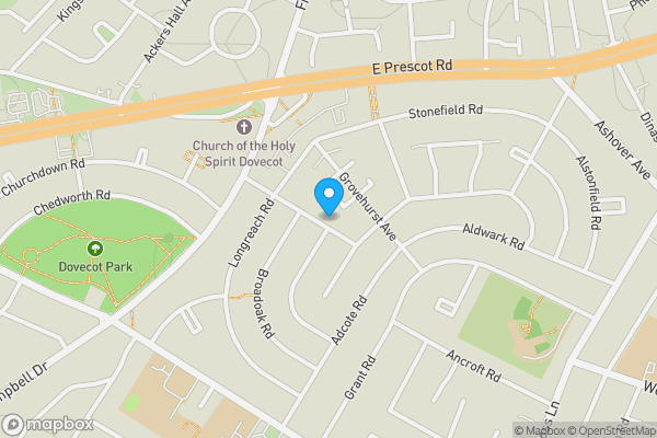 Map location for 37 Lunsford Road, Liverpool, L14 0NU