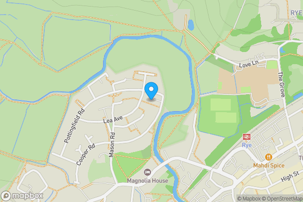 Map location for Bankside, RYE, East Sussex, TN31 7BJ