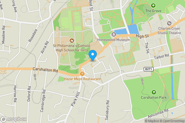 Map location for 67 Pound Street, Carshalton, Surrey, SM5 3PG
