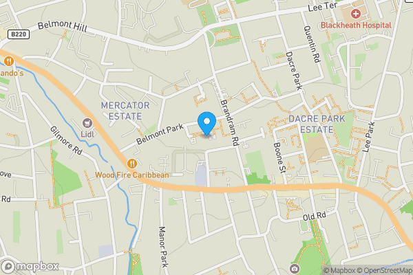 Map location for 11 Belmont Park Close, Lewisham, London, SE13 5BH