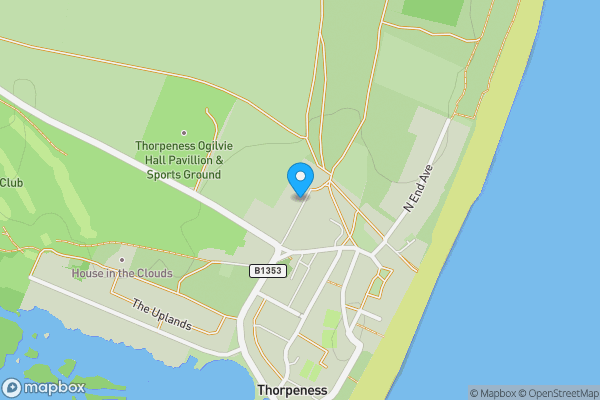 Map location for 5 Pilgrims Way, Thorpeness, Leiston, Suffolk, IP16 4LZ