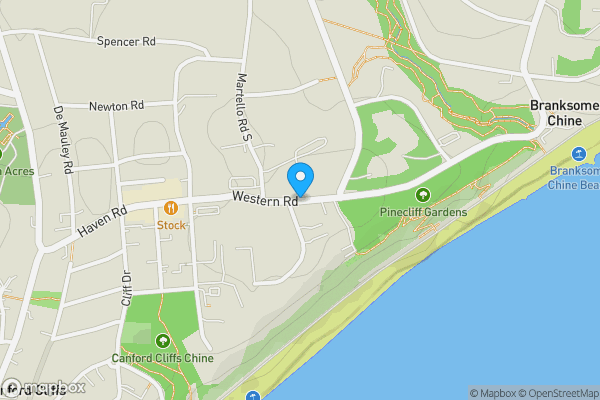 Map location for 31 Branksome Court, Western Parade, Poole, Dorset, BH13 7BD