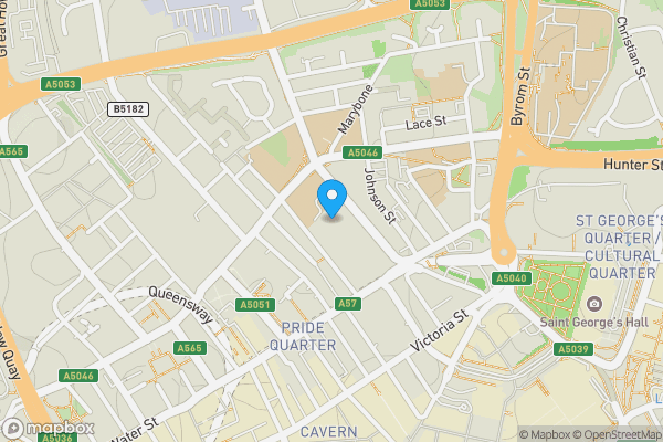 Map location for Apartment 223, 15 Hatton Garden, Liverpool L3 2HA
