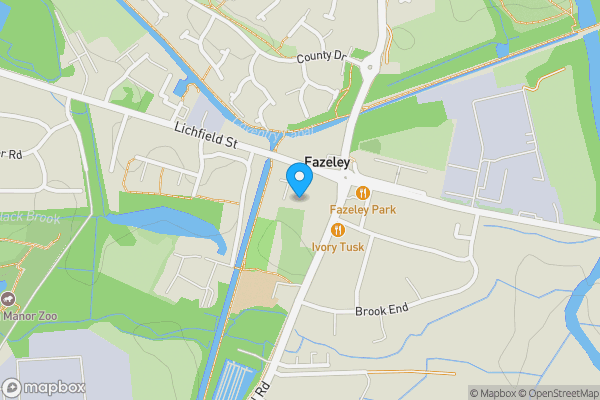 Map location for Tolson Court, Tamworth, Staffordshire, B78 3UY