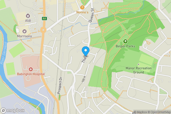 Map location for The Old School, The Fleet, Belper, Derbyshire DE56 1NU