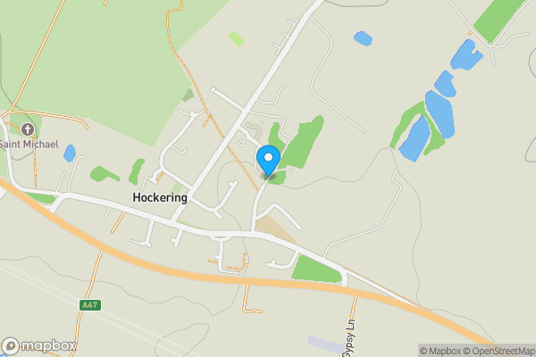 Map location for Gate House, Rectory Road, Hockering, Dereham, Norfolk, NR20 3HW