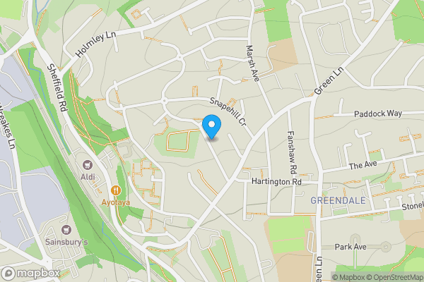 Map location for 30 Cecil Road, Dronfield, Derbyshire, S18 2GU