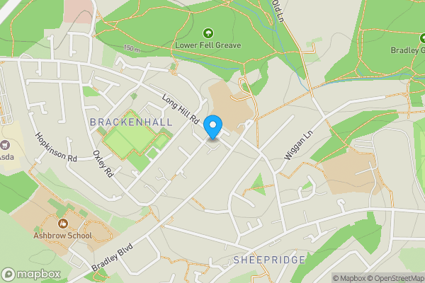 Map location for 3 Marlington Drive, Huddersfield, West Yorkshire, HD2 1GU