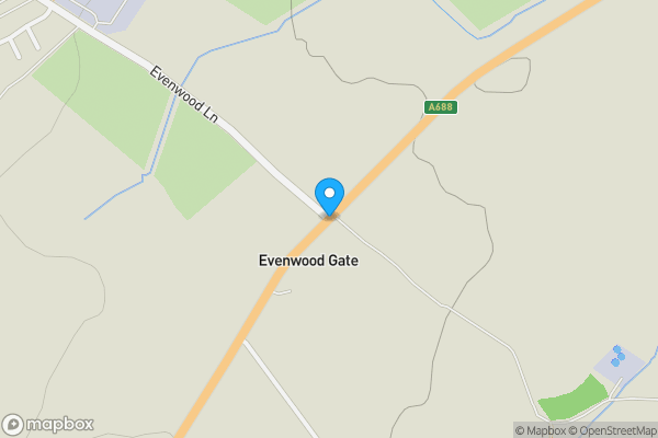 Map location for Evenwood Gate, Bishop Auckland, County Durham, DL14 9NW