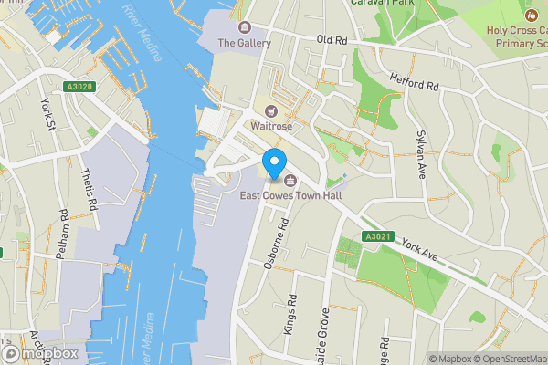 Map location for East Cowes Conservative Club, 11 Clarence Road, East Cowes, PO32 6EP