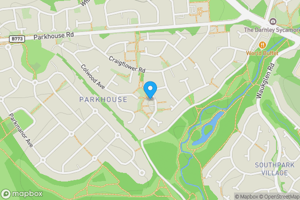 Map location for 3 Plots at Parkhouse, Darnley, Glasgow, G53 7HU