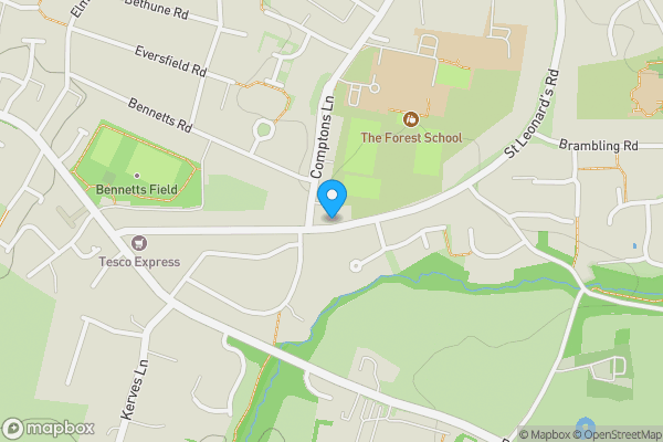 Map location for 97 St. Leonards Road, Horsham, RH13 6AP